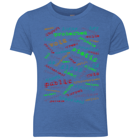 T-Shirts Vintage Royal / YXS Software Artist Youth Triblend T-Shirt