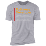 T-Shirts Heather Grey / YXS Software Developer Boys Premium T-Shirt