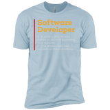 T-Shirts Light Blue / YXS Software Developer Boys Premium T-Shirt