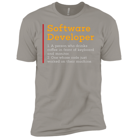 T-Shirts Light Grey / YXS Software Developer Boys Premium T-Shirt