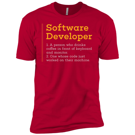 T-Shirts Red / YXS Software Developer Boys Premium T-Shirt