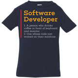 T-Shirts Navy / 6 Months Software Developer Infant Premium T-Shirt
