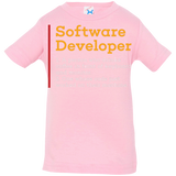 T-Shirts Pink / 6 Months Software Developer Infant Premium T-Shirt