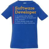 T-Shirts Royal / 6 Months Software Developer Infant Premium T-Shirt