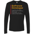 T-Shirts Black / Small Software Developer Men's Premium Long Sleeve