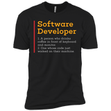 T-Shirts Black / X-Small Software Developer Men's Premium T-Shirt