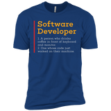 T-Shirts Royal / X-Small Software Developer Men's Premium T-Shirt
