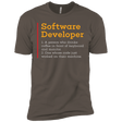 T-Shirts Warm Grey / X-Small Software Developer Men's Premium T-Shirt