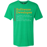 T-Shirts Envy / Small Software Developer Men's Triblend T-Shirt
