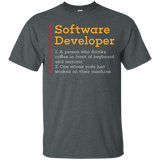 T-Shirts Dark Heather / Small Software Developer T-Shirt