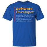 T-Shirts Royal / Small Software Developer T-Shirt