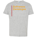 T-Shirts Heather Grey / 2T Software Developer Toddler Premium T-Shirt