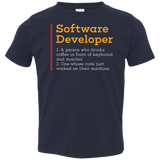 T-Shirts Navy / 2T Software Developer Toddler Premium T-Shirt