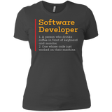 T-Shirts Heavy Metal / X-Small Software Developer Women's Premium T-Shirt