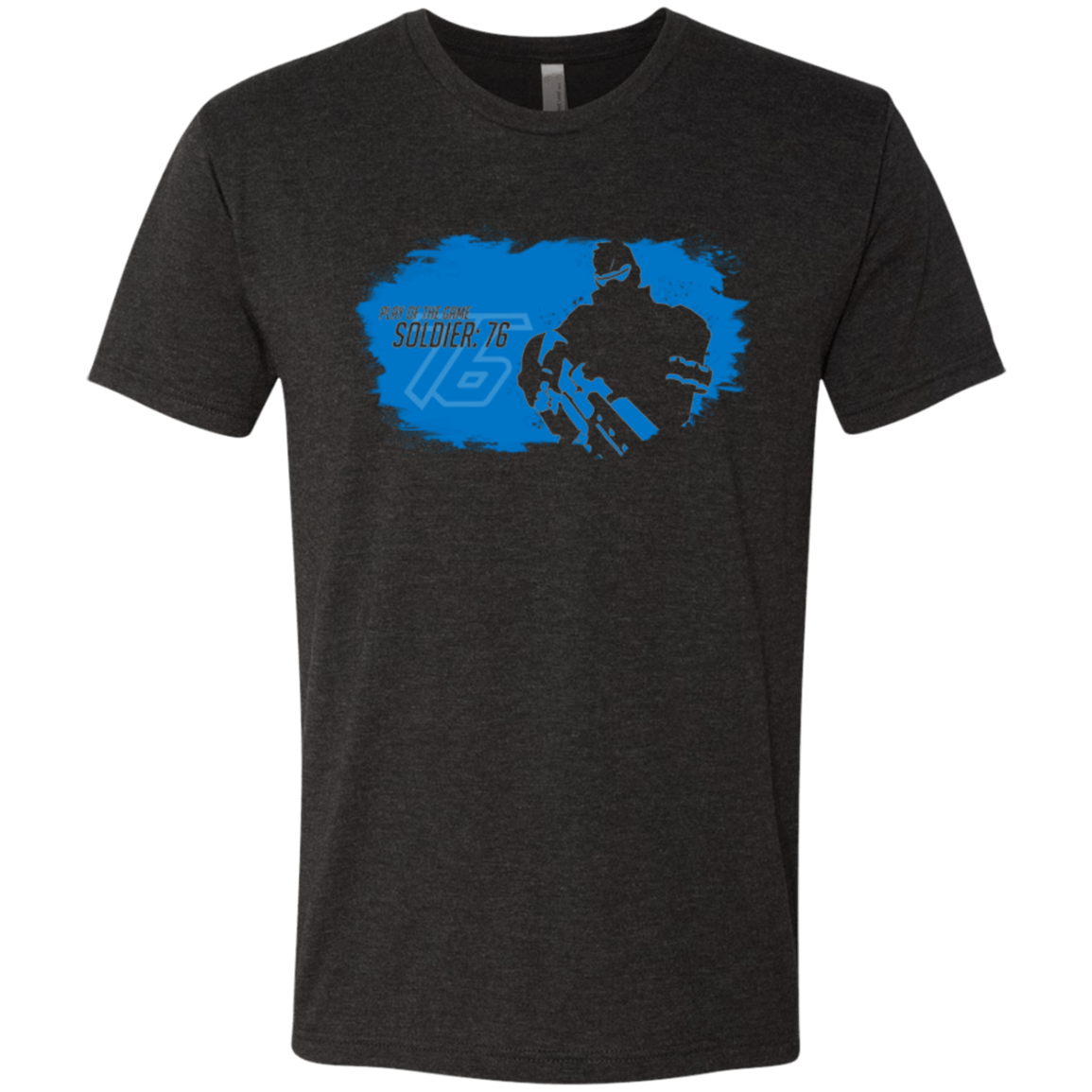 T-Shirts Vintage Black / Small Soldier 76 Base Men's Triblend T-Shirt