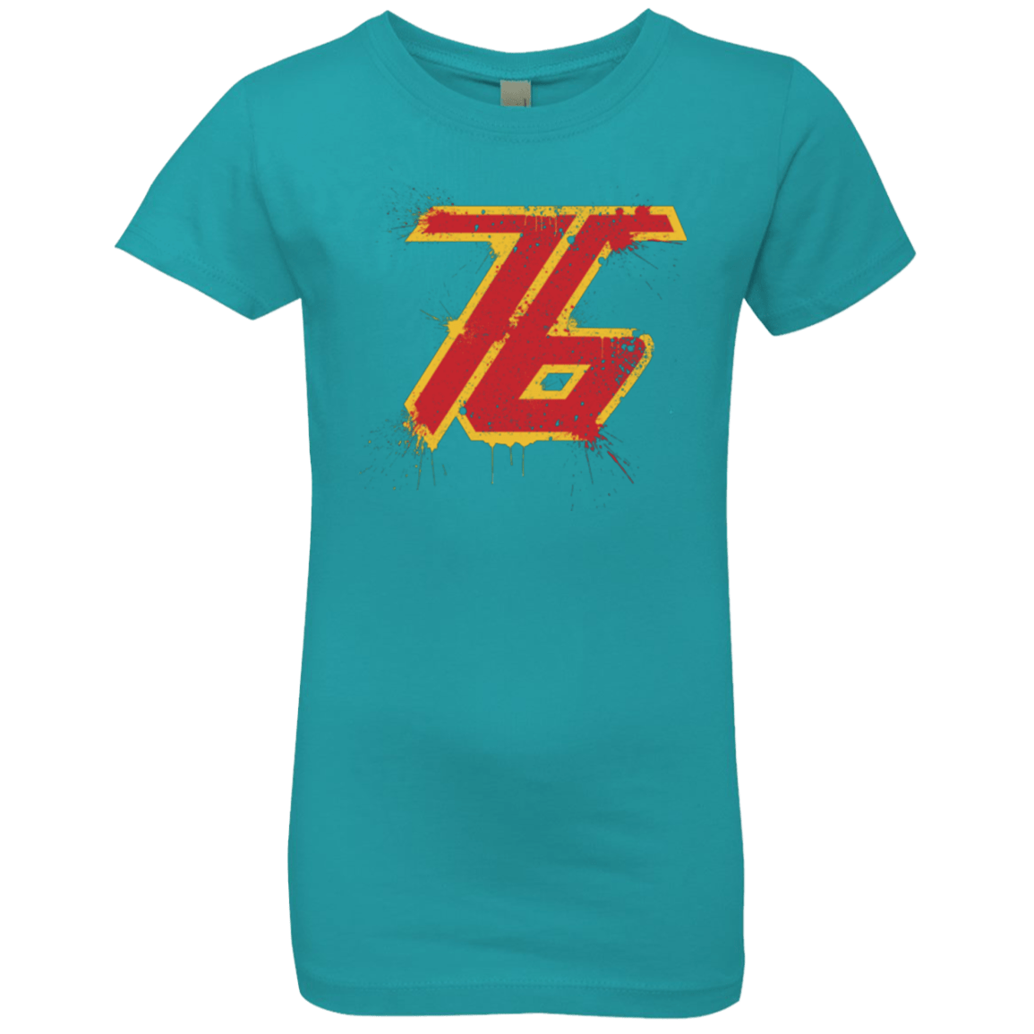 T-Shirts Tahiti Blue / YXS Soldier 76 Girls Premium T-Shirt