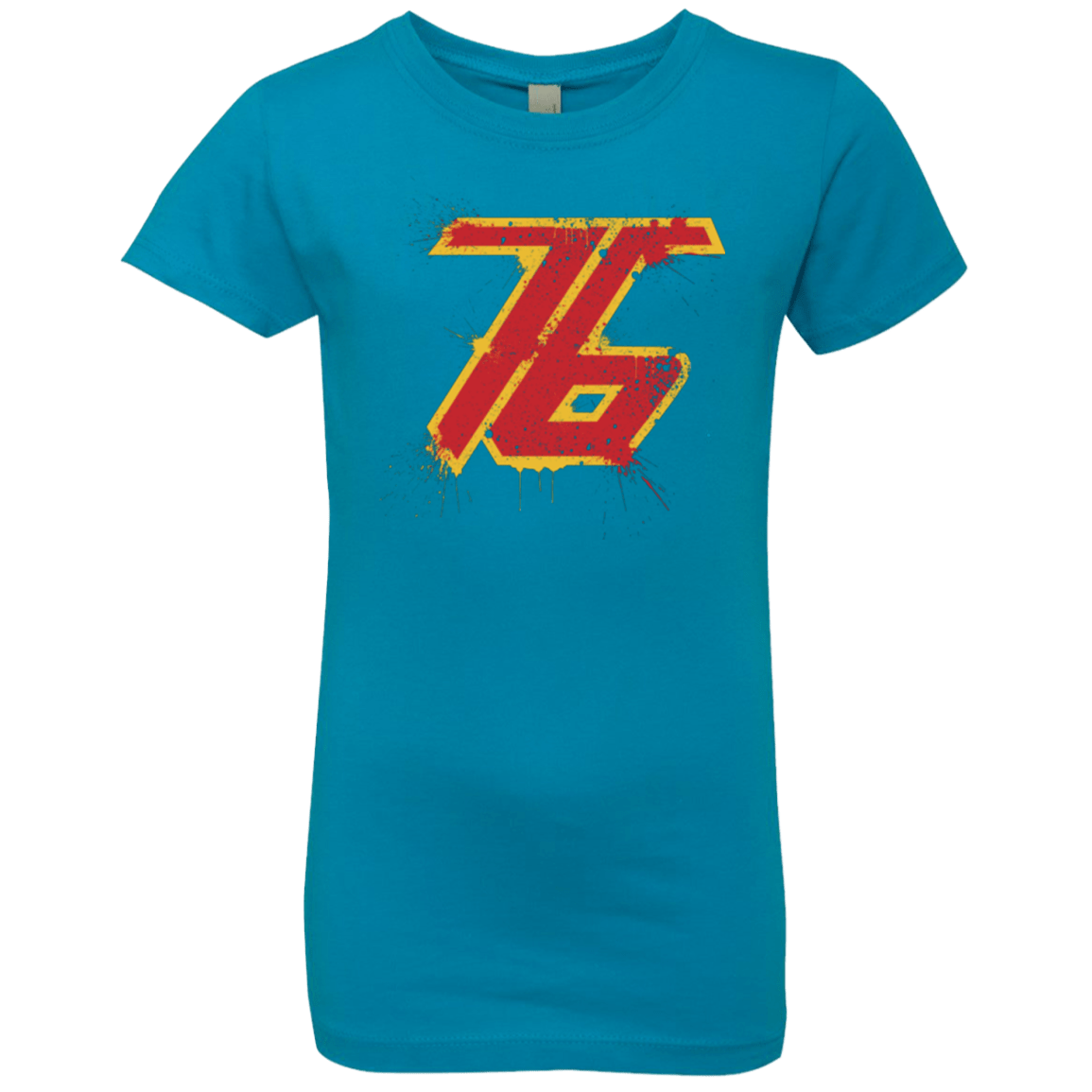 T-Shirts Turquoise / YXS Soldier 76 Girls Premium T-Shirt