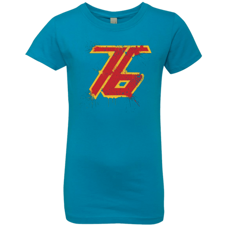 T-Shirts Turquoise / YXS Soldier 76 Girls Premium T-Shirt