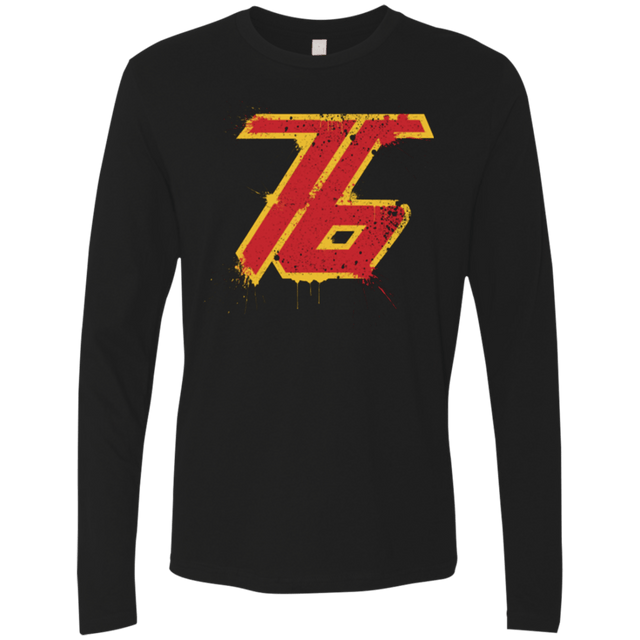 T-Shirts Black / Small Soldier 76 Men's Premium Long Sleeve