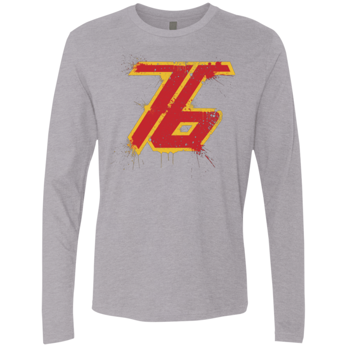 T-Shirts Heather Grey / Small Soldier 76 Men's Premium Long Sleeve