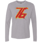 T-Shirts Heather Grey / Small Soldier 76 Men's Premium Long Sleeve