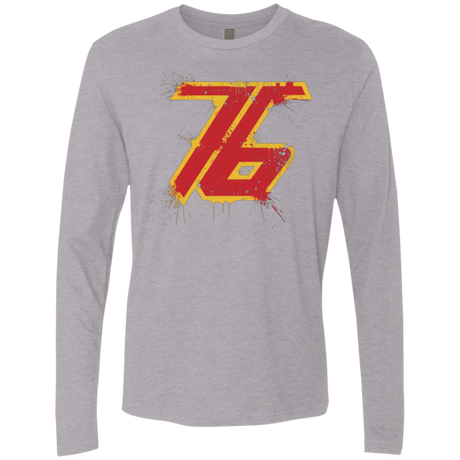 T-Shirts Heather Grey / Small Soldier 76 Men's Premium Long Sleeve