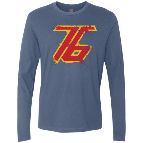 T-Shirts Indigo / Small Soldier 76 Men's Premium Long Sleeve