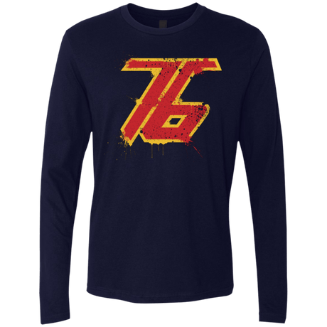 T-Shirts Midnight Navy / Small Soldier 76 Men's Premium Long Sleeve