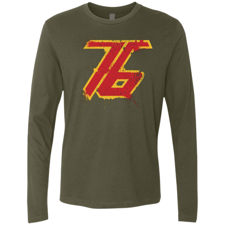 T-Shirts Military Green / Small Soldier 76 Men's Premium Long Sleeve