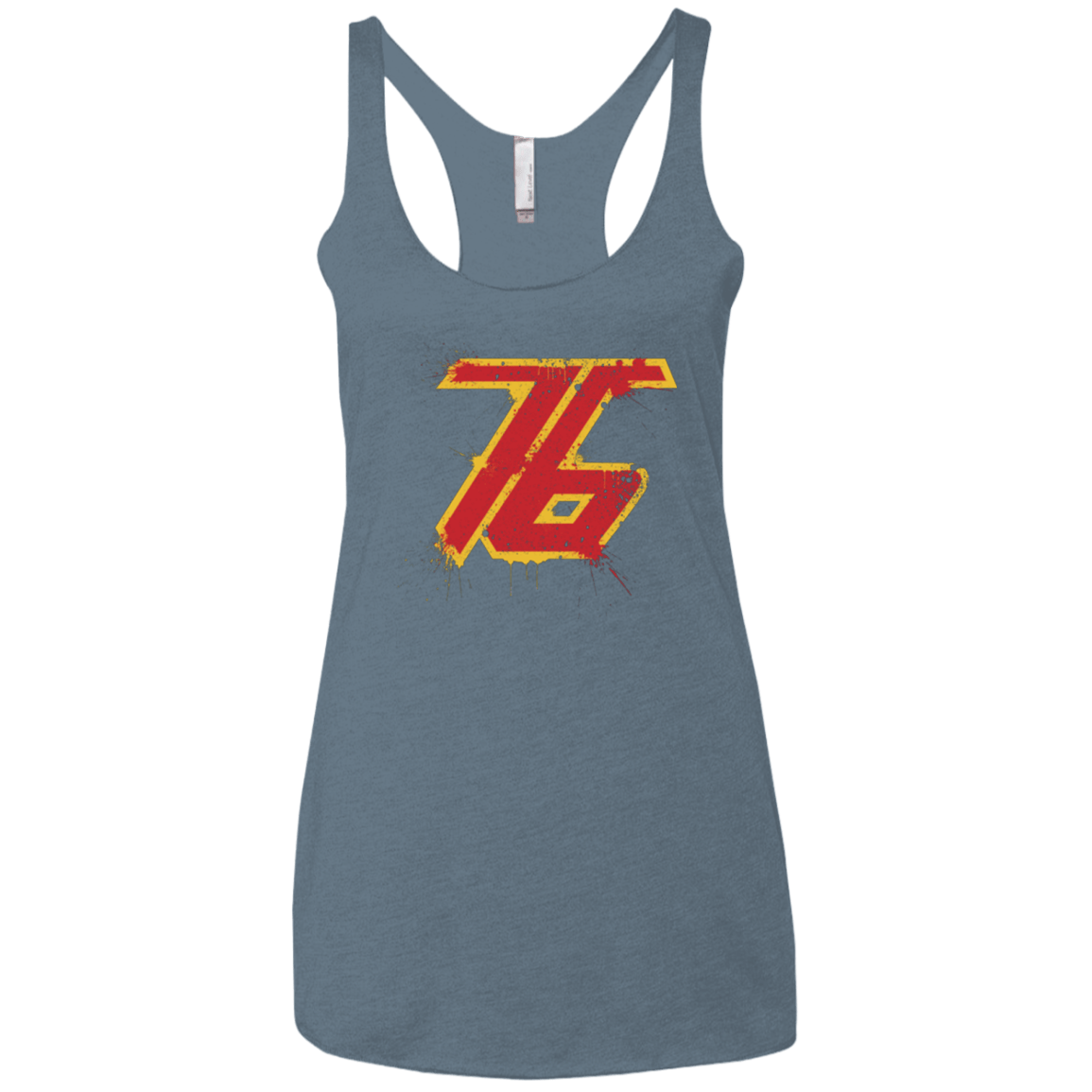 T-Shirts Indigo / X-Small Soldier 76 Women's Triblend Racerback Tank