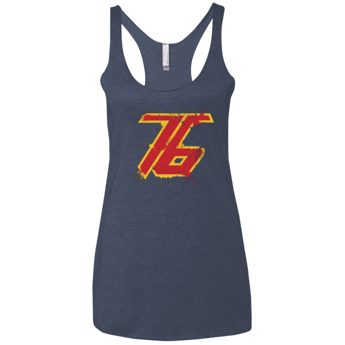 T-Shirts Vintage Navy / X-Small Soldier 76 Women's Triblend Racerback Tank