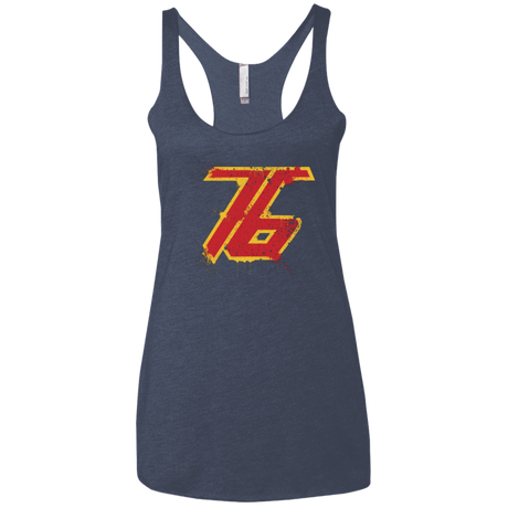 T-Shirts Vintage Navy / X-Small Soldier 76 Women's Triblend Racerback Tank