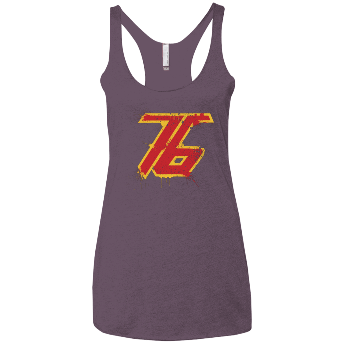 T-Shirts Vintage Purple / X-Small Soldier 76 Women's Triblend Racerback Tank
