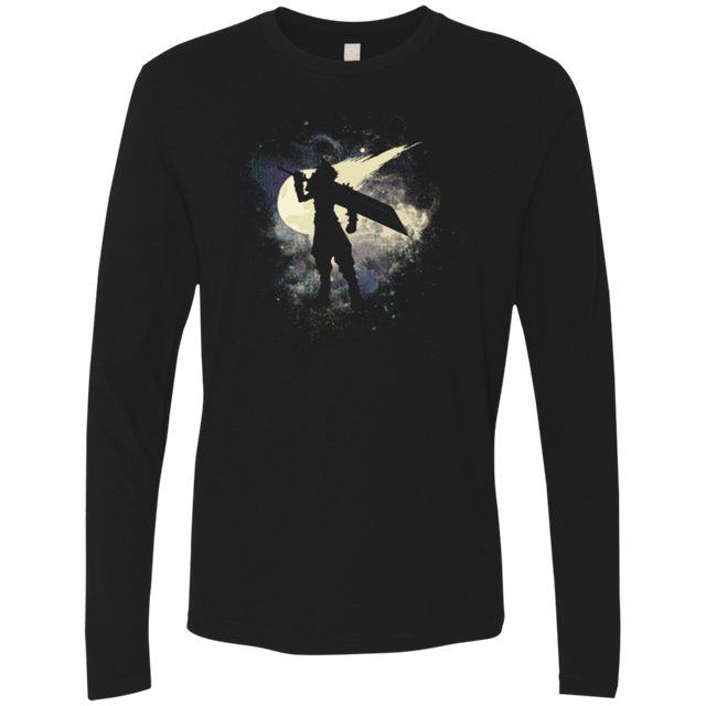 T-Shirts Black / Small Soldier in Space Men's Premium Long Sleeve