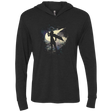 T-Shirts Vintage Black / X-Small Soldier in Space Triblend Long Sleeve Hoodie Tee