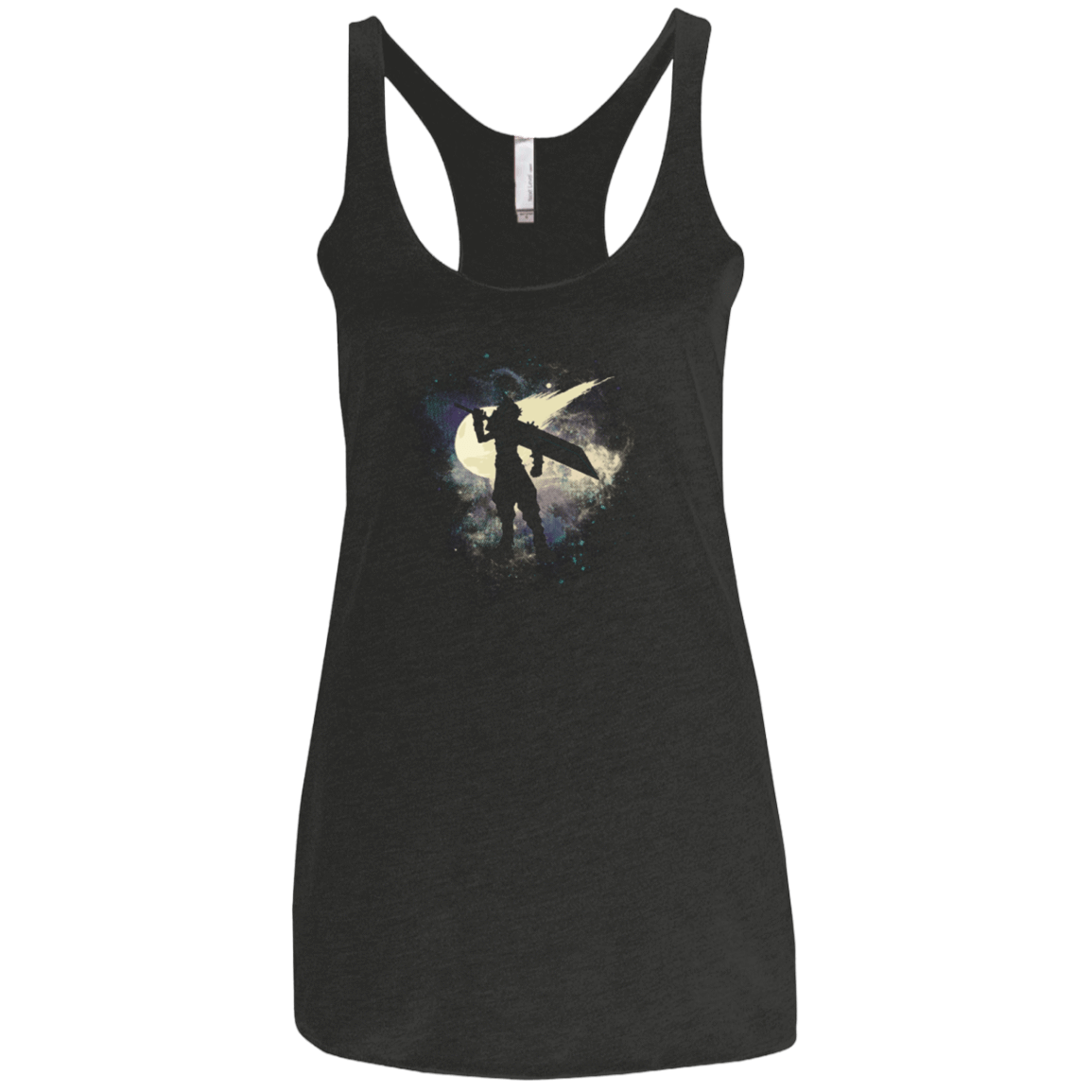 T-Shirts Vintage Black / X-Small Soldier in Space Women's Triblend Racerback Tank