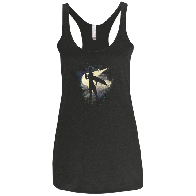 T-Shirts Vintage Black / X-Small Soldier in Space Women's Triblend Racerback Tank