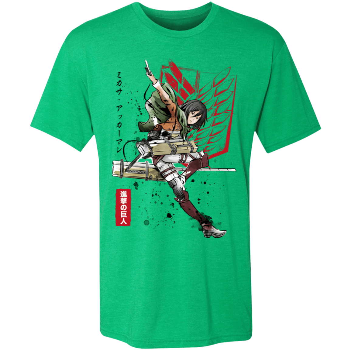 T-Shirts Envy / S Soldier Mikasa Men's Triblend T-Shirt