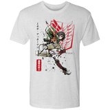 T-Shirts Heather White / S Soldier Mikasa Men's Triblend T-Shirt