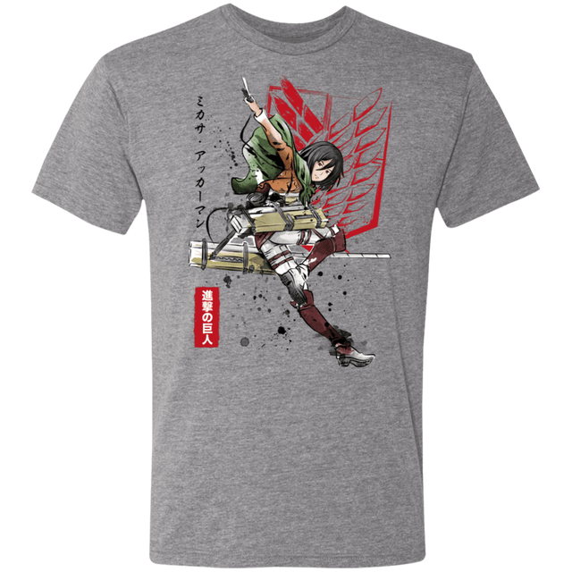 T-Shirts Premium Heather / S Soldier Mikasa Men's Triblend T-Shirt