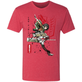 T-Shirts Vintage Red / S Soldier Mikasa Men's Triblend T-Shirt