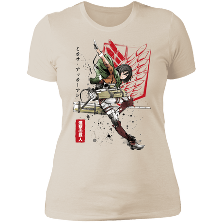 T-Shirts Ivory/ / S Soldier Mikasa Women's Premium T-Shirt