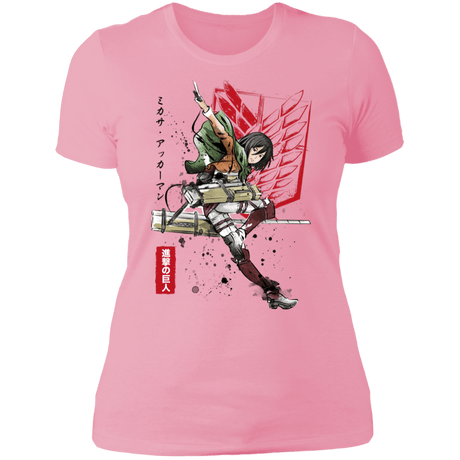 T-Shirts Light Pink / S Soldier Mikasa Women's Premium T-Shirt