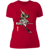 T-Shirts Red / S Soldier Mikasa Women's Premium T-Shirt