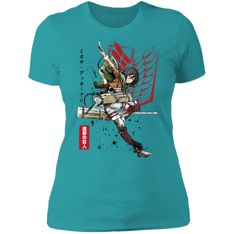 T-Shirts Tahiti Blue / S Soldier Mikasa Women's Premium T-Shirt