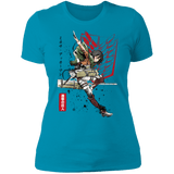 T-Shirts Turquoise / S Soldier Mikasa Women's Premium T-Shirt