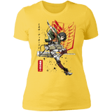 T-Shirts Vibrant Yellow / S Soldier Mikasa Women's Premium T-Shirt