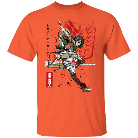 T-Shirts Orange / YXS Soldier Mikasa Youth T-Shirt