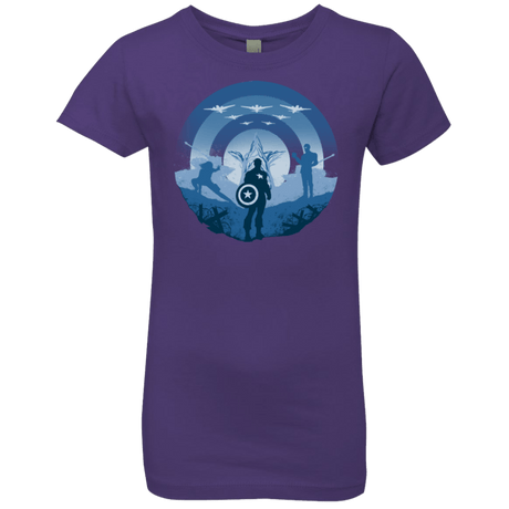 T-Shirts Purple Rush / YXS Soldier of Freedom Girls Premium T-Shirt