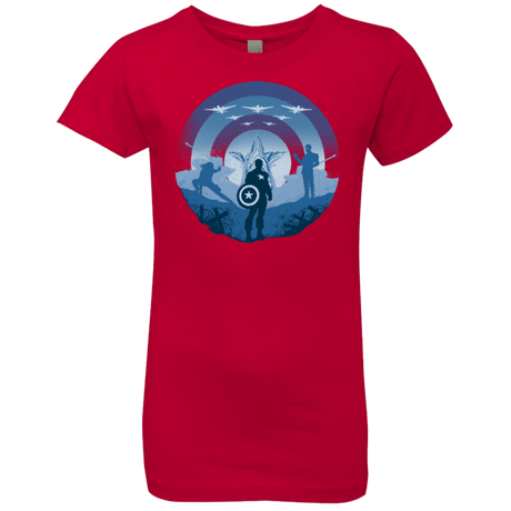 T-Shirts Red / YXS Soldier of Freedom Girls Premium T-Shirt